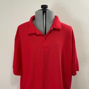 Vintage Levis Shirts Red Polo Shirt Size Large Made in Korea